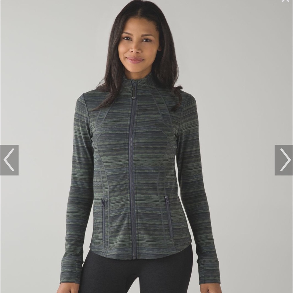 Lululemon Define Jacket in Space Dye Dark Slate